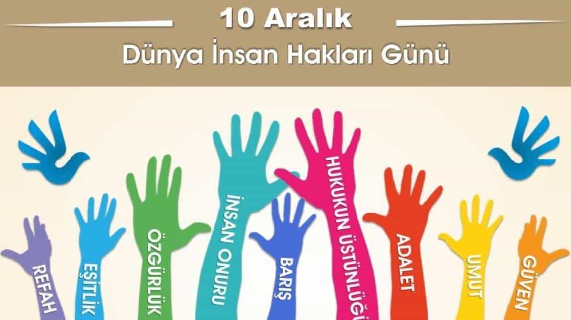 10 ARALIK DÜNYA İNSAN HAKLARI GÜNÜ